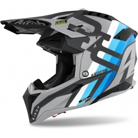 CASCO AIROH carbon AVIATOR 3 RAINBOW antracite opaco motocross, enduro quad