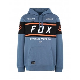 FOX FX OFFICIAL PULLOVER FELPA AZZURRO Maniche Lunghe casual motocross