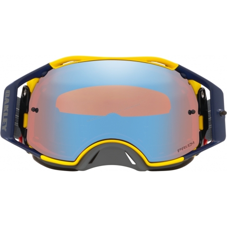 Oakley Airbrake MX B1B HERITAGE lente PRIZM SAPPHIRE maschera Motocross Enduro Mtb