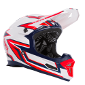 O'NEAL Casco  FURY RAPID  argento e rosso MTB Downhill