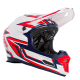 O'NEAL Casco  FURY RAPID  argento e rosso MTB Downhill