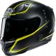 Casco integrale HJC RPHA11 JARBAN nero giallo moto da strada 