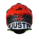 Casco Motocross Just1 J38 MASK arancione fluo nero carbon matt Enduro Quad Supermotard