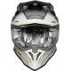 Casco Just1 J39 REACTOR bianco rosso grigio matt Motocross Enduro Quad Supermotard