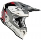 Casco Just1 J39 REACTOR bianco rosso grigio matt Motocross Enduro Quad Supermotard