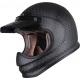 Casco Just1 J-STORM SOLID CARBON MATT  vintage moto scrambler 