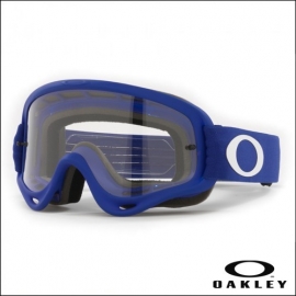 Maschera Oakley O Frame blu lente chiara motocross enduro dh