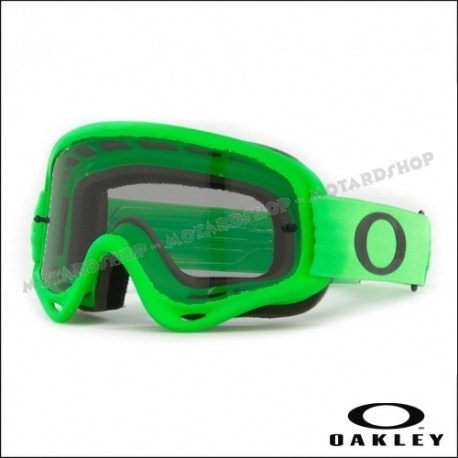 Maschera Oakley O Frame verde lente fume' motocross enduro dh