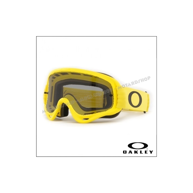 Maschera Oakley O Frame gialla lente fume' motocross enduro dh