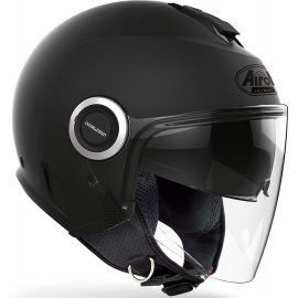 Casco Airoh HELIOS scooter vespa moto nero matt