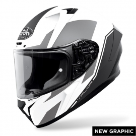 Casco Integrale Airoh VALOR WING bianco opaco  moto strada