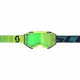 Maschera SCOTT FURY giallo blu lente specchiata verde motocross enduro dh