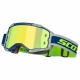 Maschera SCOTT FURY giallo blu lente specchiata verde motocross enduro dh