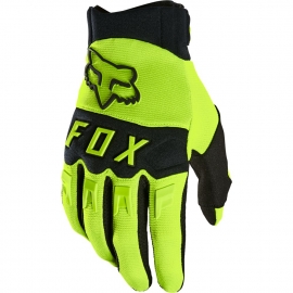 Guanto Motocross FOX Dirtpaw giallo fluo nero  Enduro Mtb Freeride Downhill