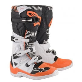 ALPINESTARS TECH 5  bianco nero arancio fluo motocross enduro quad