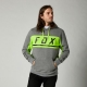 FOX FELPA CON CAPPUCCIO MERZ grigio chiaro casual motocross