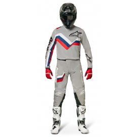 Completo Alpinestars RACER BRAAP 22 grigio motocross enduro Quad