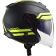 CASCO LS2 OF521 INFINITY HYPER JET titanio alta visibilità opaco  moto scooter