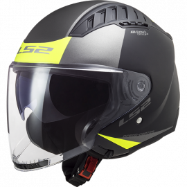 CASCO JET LS2 OF600 COPTER nero opaco moto strada scooter