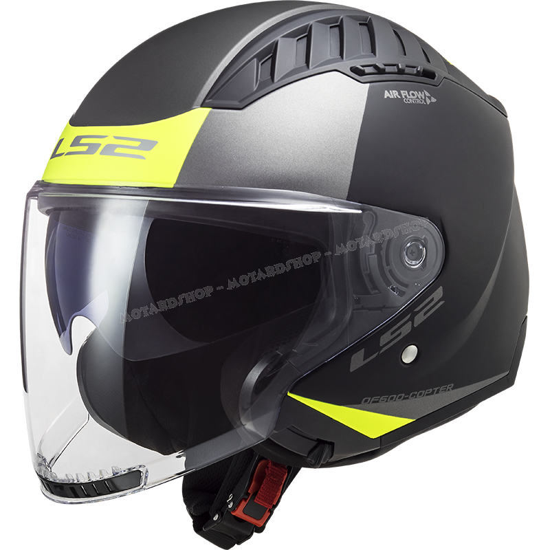 CASCO LS2 OF573 TWISTER II JET nero opaco moto scooter