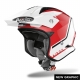 CASCO AIROH TRR S KEEN rosso bianco trial jet moto