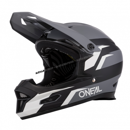 O'NEAL Casco  FURY STAGE nero e grigio MTB Downhill