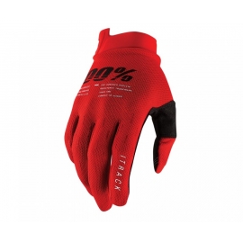 Guanto Motocross MTB 100% ITRACK rosso Enduro DH