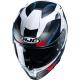 Casco integrale HJC RPHA70 KOSIS bianco blu rosso moto da strada scooter