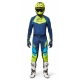 Completo Alpinestars TECHSTAR FACTORY 22 blu giallo fluo motocross enduro Quad