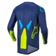 Completo Alpinestars TECHSTAR FACTORY 22 blu giallo fluo motocross enduro Quad