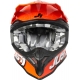 Casco Motocross Just1 J39 KINETIC camo grigio arancio fluo Enduro Quad Supermotard