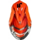 Casco Motocross Just1 J39 KINETIC camo grigio arancio fluo Enduro Quad Supermotard