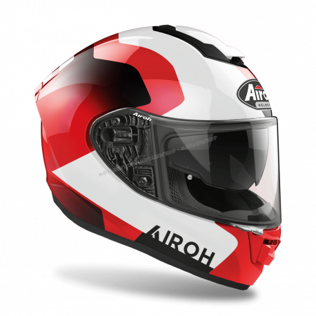 Casco Integrale Airoh ST 501 DOCK rosso bianco moto strada