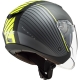 CASCO JET LS2 OF573 TWISTER II LUNA nero titanio moto strada scooter