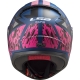 CASCO Integrale LS2 FF353 RAPID XTREET blu rosa viola moto strada scooter