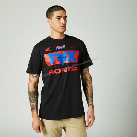 FOX HONDA PREMIUM T-shirt nera casual 