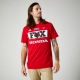 FOX HONDA PREMIUM T-shirt rosso fiamma casual 