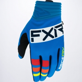 Guanto FXR PRIME MX blu cobalto motocross enduro quad