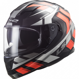 CASCO Integrale LS2 FF353 RAPID XTREET nero rosso moto strada scooter