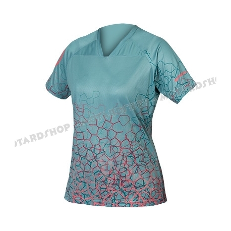 ENDURA  SINGLETRACK LTD maglietta donna edizione limitata stampata azzurro mtb enduro dh