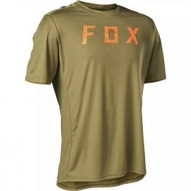 Maglia manica corta FOX RANGER MOTH verde Dh ENDURO MTB