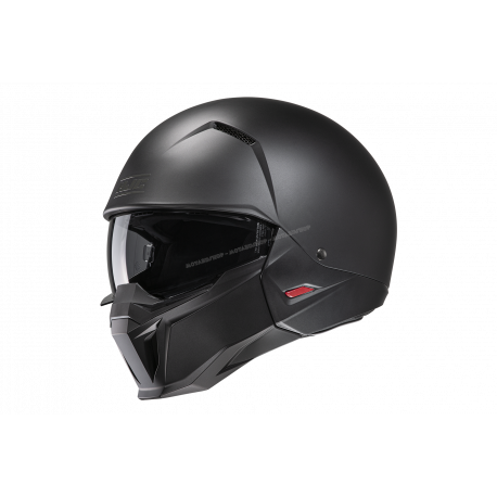 Casco HJC I20 Jet Demijet nero opaco  moto da strada scooter custom