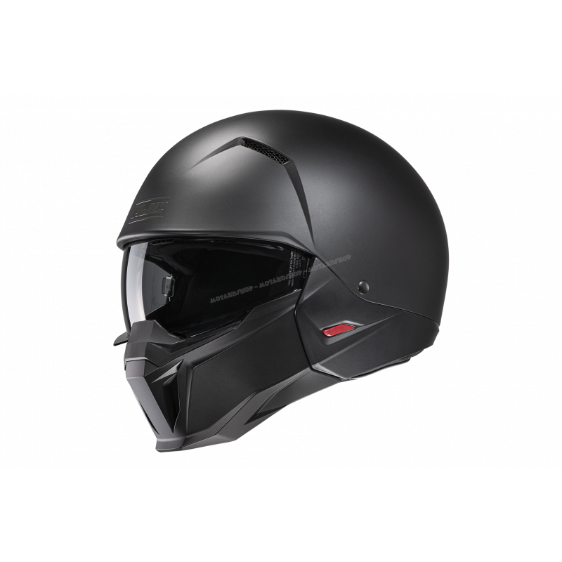 Casco HJC I20 Jet Demijet nero opaco moto da strada scooter custom