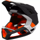 Casco FOX  PROFRAME BLOCKEDO nero e bianco opaco con MIPS Enduro Downhill Mtb 