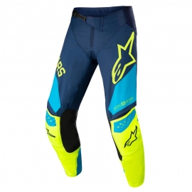 Completo Alpinestars TECHSTAR FACTORY 22 blu giallo fluo motocross enduro Quad