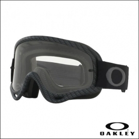 Maschera Oakley O Frame MX matt carbon lente chiara motocross enduro dh