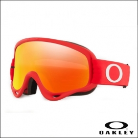 Maschera Oakley O Frame MX rossa lente specchiata rossa  motocross enduro dh
