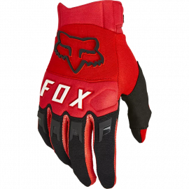 Guanto FOX DIRTPAW rosso fluo Motocross Enduro quad dh