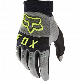 Guanto FOX Dirtpaw CE grigio giallo fluo Motocross Enduro quad dh