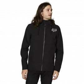 FOX 2022 GIACCA PIT nera morbida e comoda in softshell casual